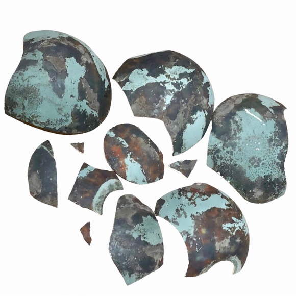 Coming Soon! Kintsugi Raku Pottery Globe Large Sphere Gold Crack Art Centerpiece - Picture 2 of 8